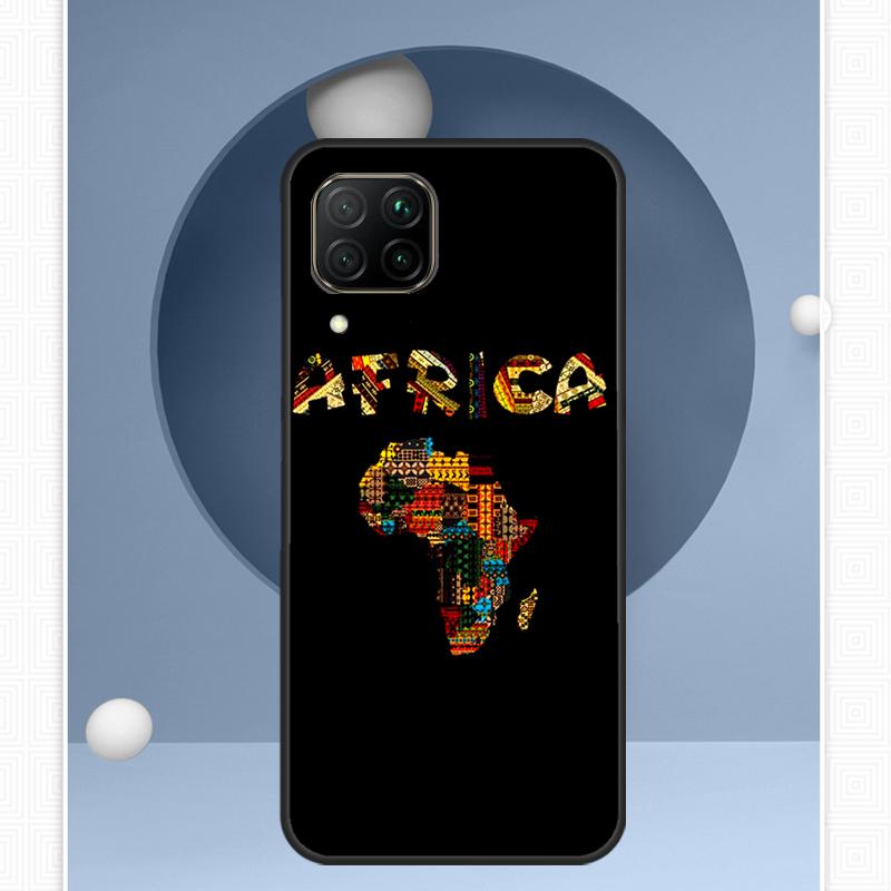 Africa Map Geography Painted For Huawei Nova 12i 12s 11i 8i Y91 Y60 Y70 Y72 Y90 Y61 9 10 SE P20 P40 Lite P30 P60 Pro Case