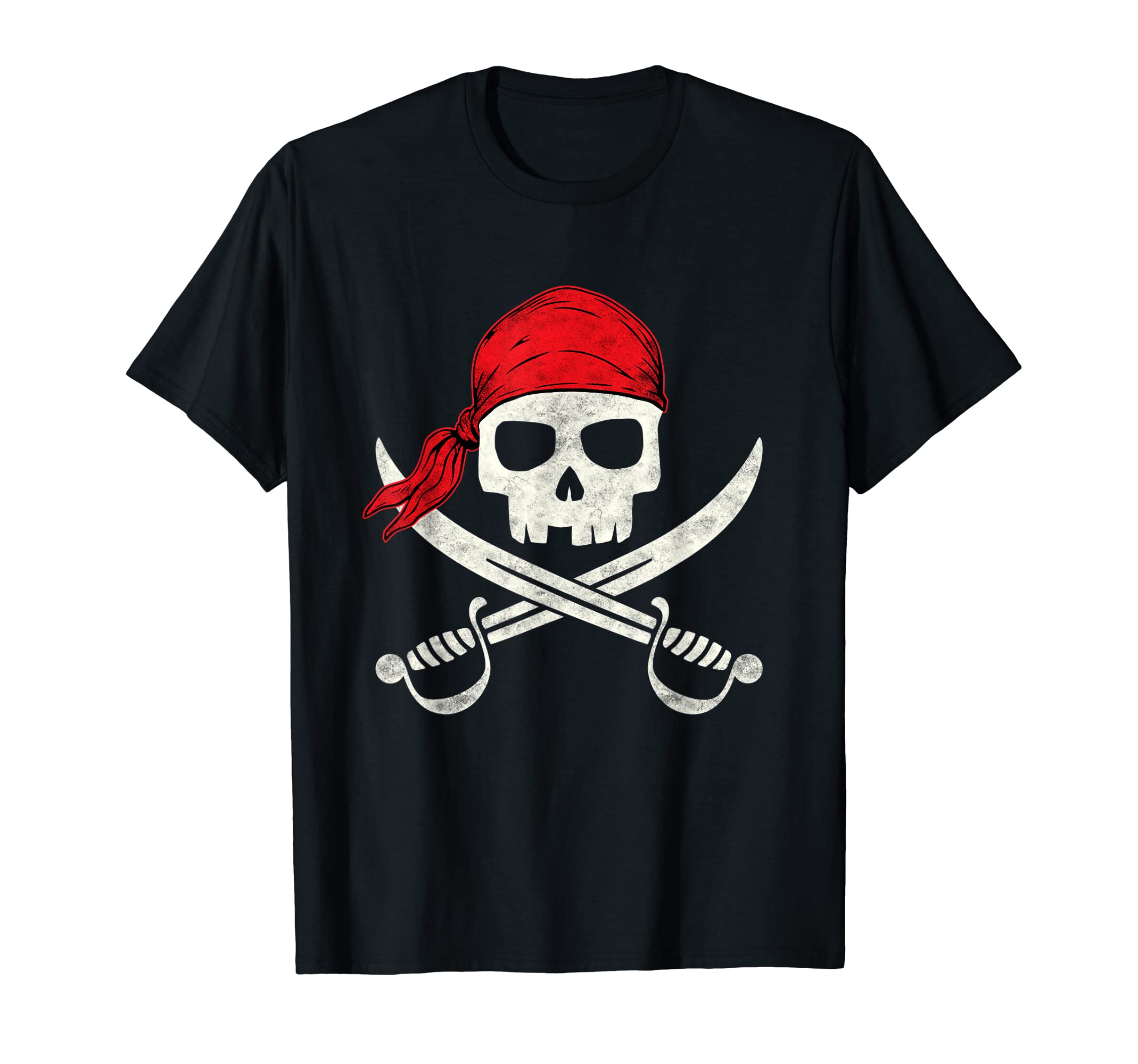 

Pirate Caribbean Skull with Crossed Swords T-Shirt