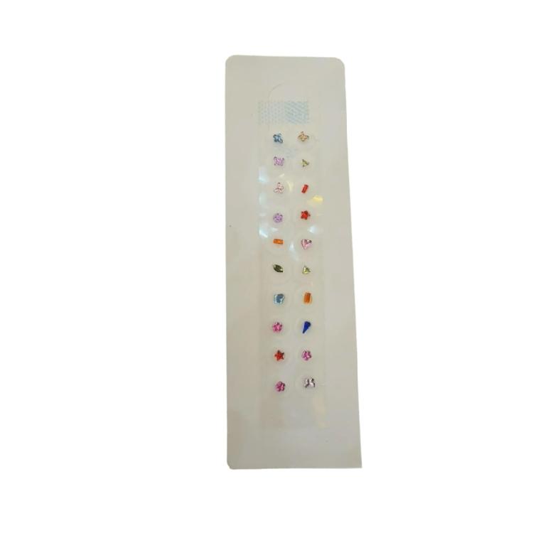 20Pcs Fashion Disposable Ear Sticker Acupunctures Beads Auricular Ear Sticker Acupoint Pressure Stimulation Patches