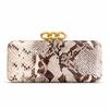 Vintage Schlangenprint Clutch Tasche für Damen Luxusmarke Handtaschen Elegante Schlangenlinien Crossbody Taschen Kette Party Clutch Geldbörse