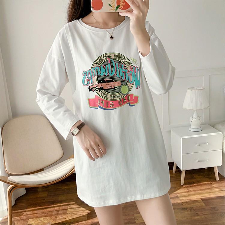 Maternity Long Sleeve Nursing Top - Stylish Spring & Autumn Wear for Postpartum and Breastfeeding Moms