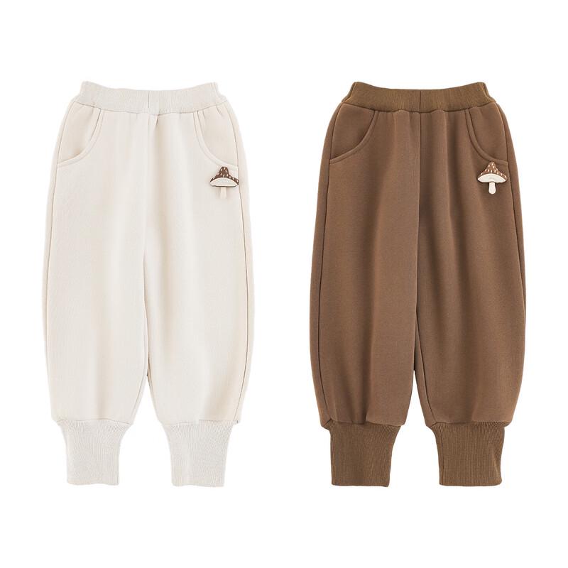 Girls' Winter Fleece-lined Jogger Sweatpants