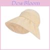 Polyester Sun Protection Wide Brim Hat With Adjustable Fit For Outdoor Summer Travelers