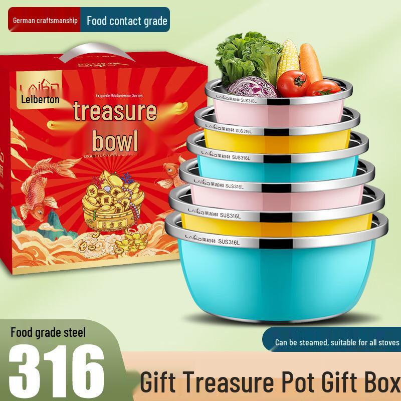 Laiboton 316L Stainless Steel Multi-Purpose Basin Set