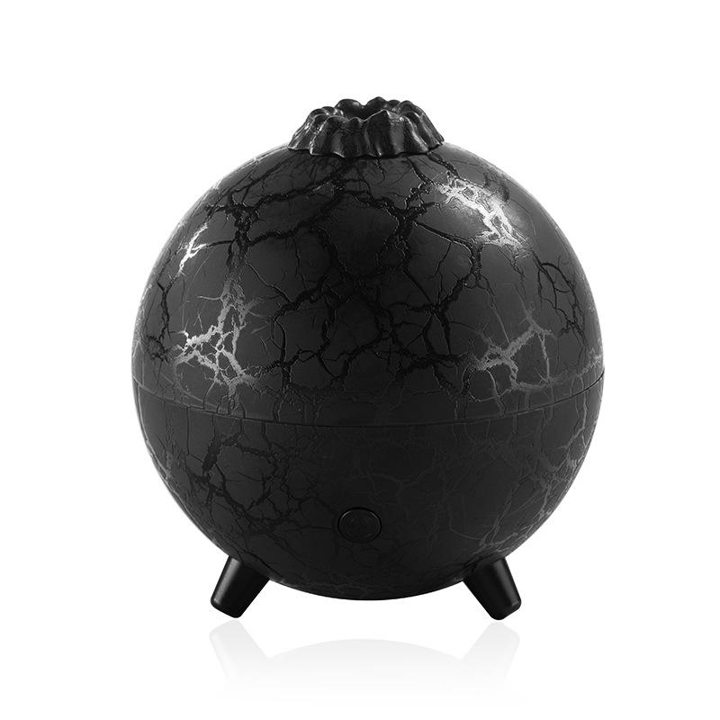 Colorful Flame Aroma Diffuser: Planet Design, Humidifier & Essential Oil Desktop Plug-In