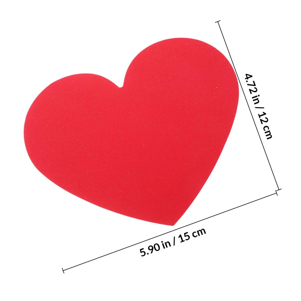 40 Stück Herzförmige Grußkarten DIY Valentinstag Notizkarten Herz-Ausschnitte Papierdekorationen für Wünsche und Nachrichten
