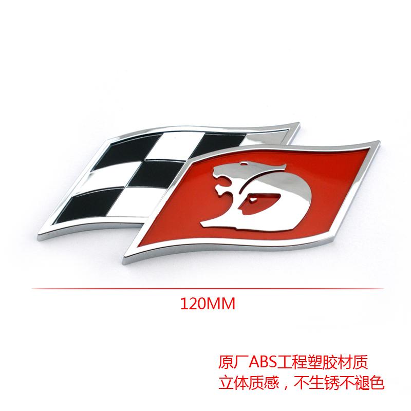 Chrom Löwe Flagge Commodore Kombi Clubsport GTS Senator Plakette Aufkleber Kunststoff HSV 3D Plakette Emblem