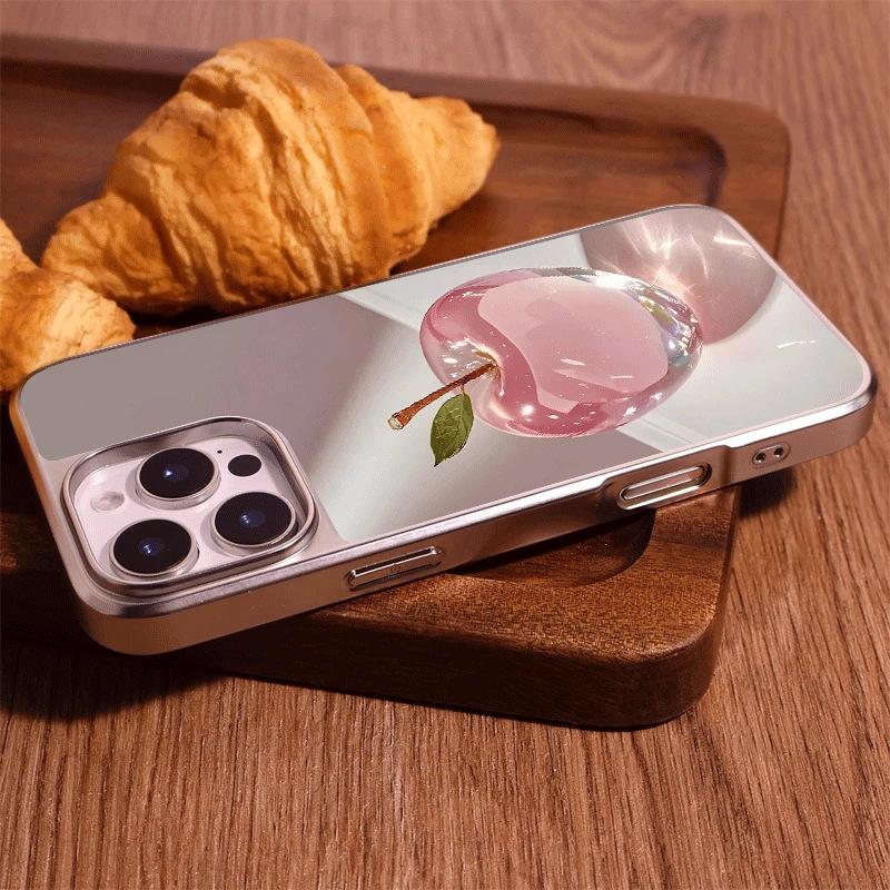 Creative Crystal Apple Applicable iPhone16/17Pro Mobile Phone Case 14 Premium Sense 15 Frosted PC12 Men and Women 13