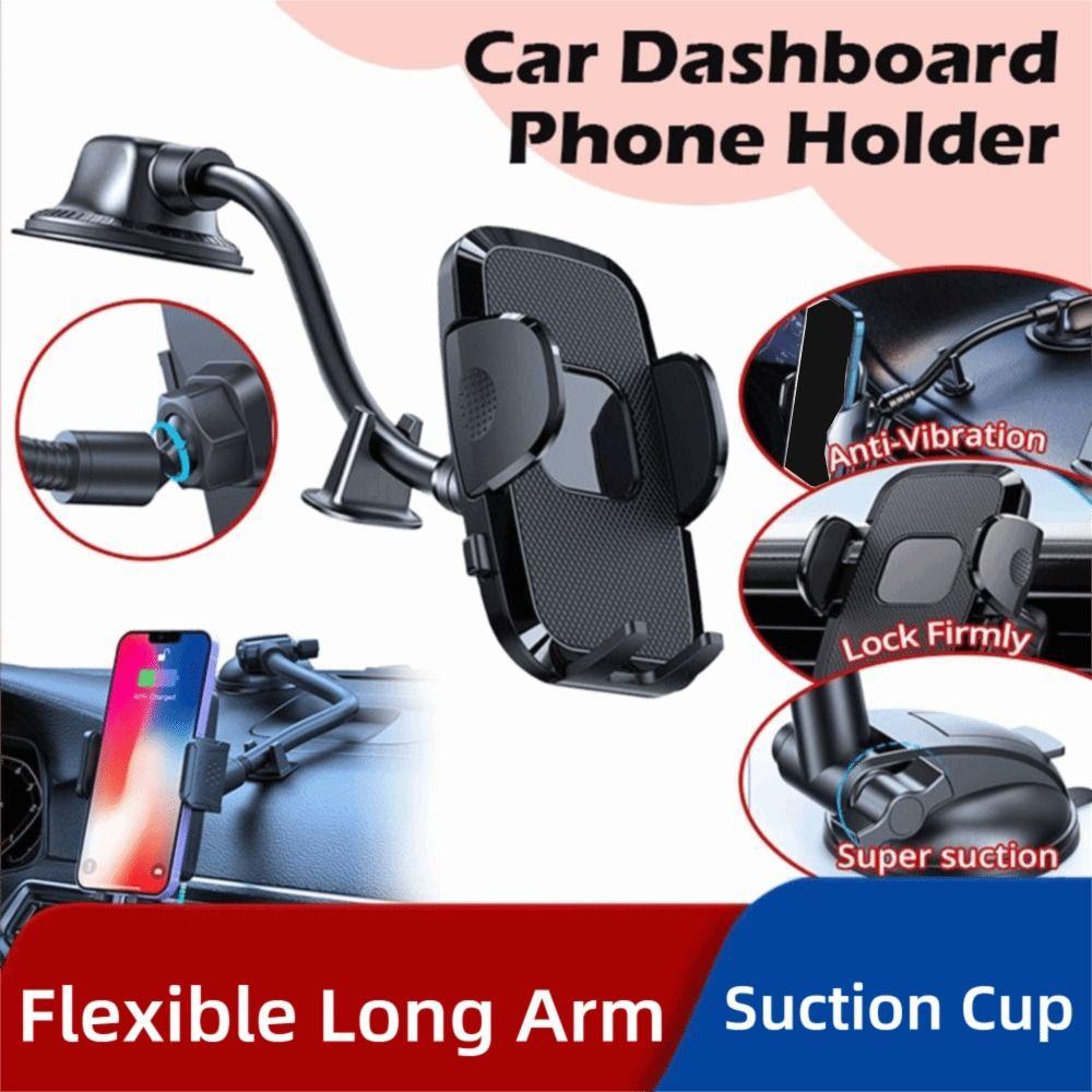 Flexible Auto Navigation Bracket 360° Rotating Windshield Phone Mount Auto Phone Stand  Air Vent