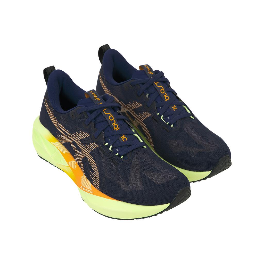 Asics Baskets Homme Novablast 5 Bleu Indigo Ambre 1011B974-402