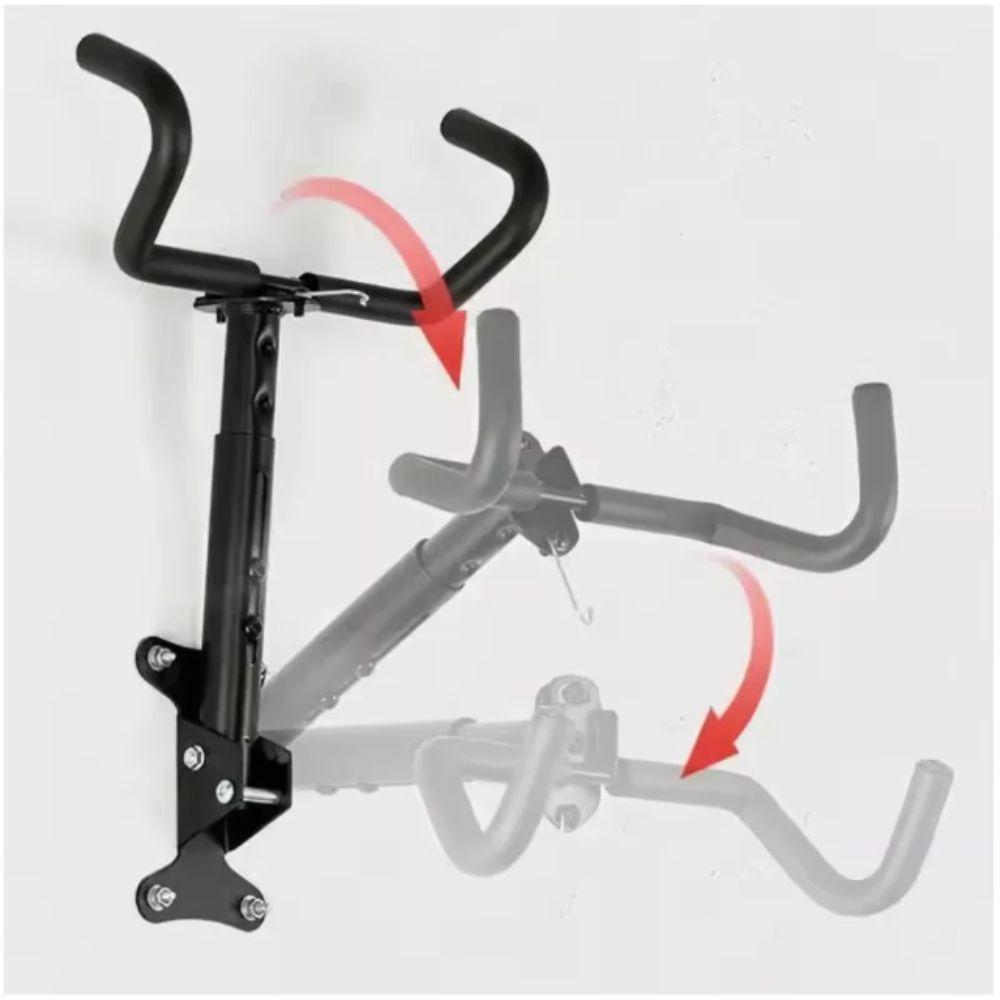Space Saving Stretchable Bike Holder 360 Degree Rotating Rack  Mountain Bicycle Storage