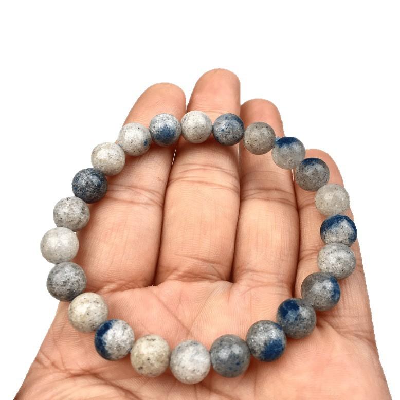 8mm-10mm Natural Stone Bracelet K2 Elastic Beaded Bracelet Boys and Girls Fashion Bracelet