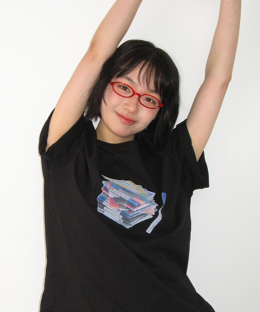RONRON Floppy Disk Basic Fit T Shirt Black