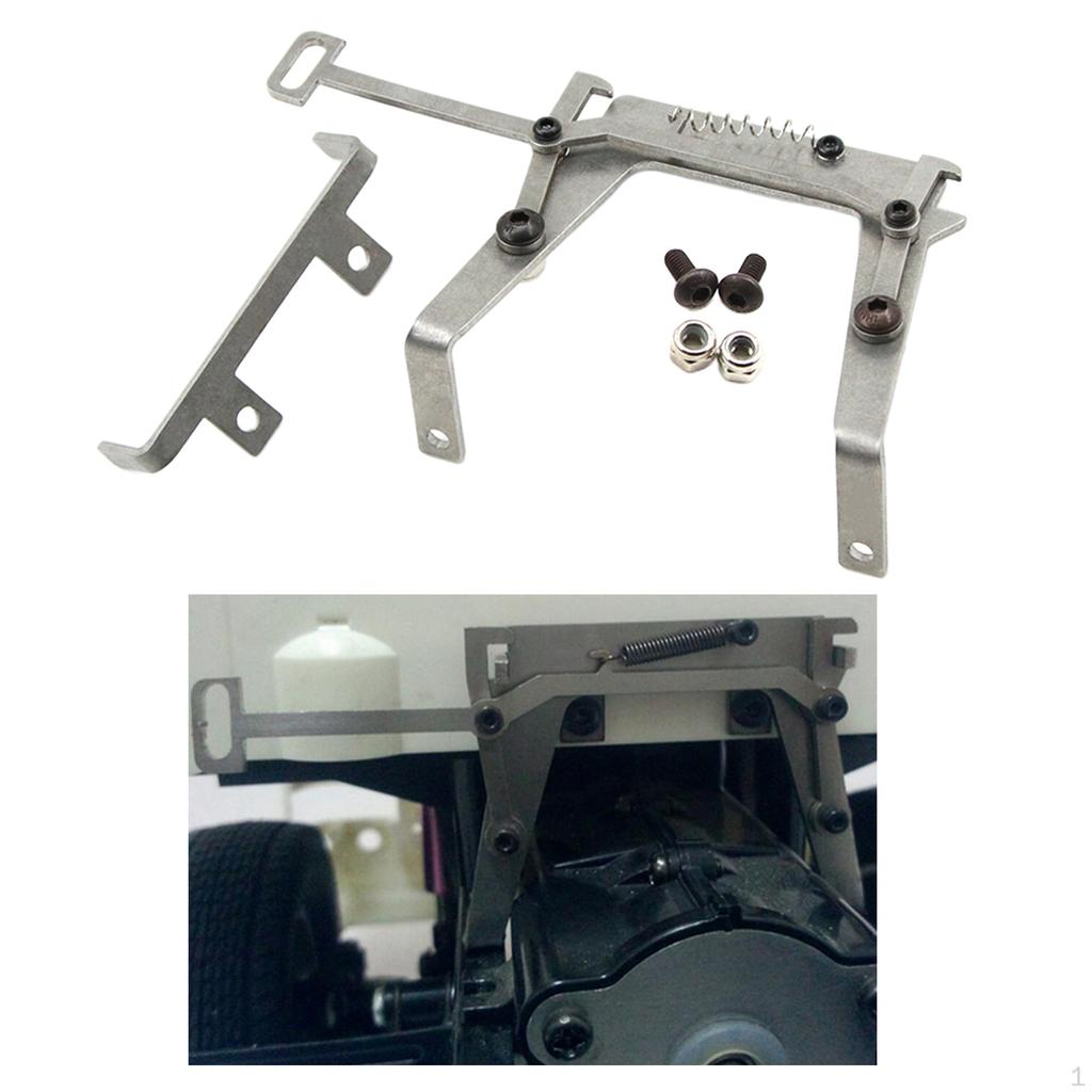 Front Buckle Silver for 1/14 RC Tractor Truck Upgrade Accessories