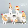 Cartoon Mofusand Series Fried Shrimp Dress Up Modeling Series Blind Box Cute Heal Cat Car Ornament Mystery Box Surprise Fun Gift