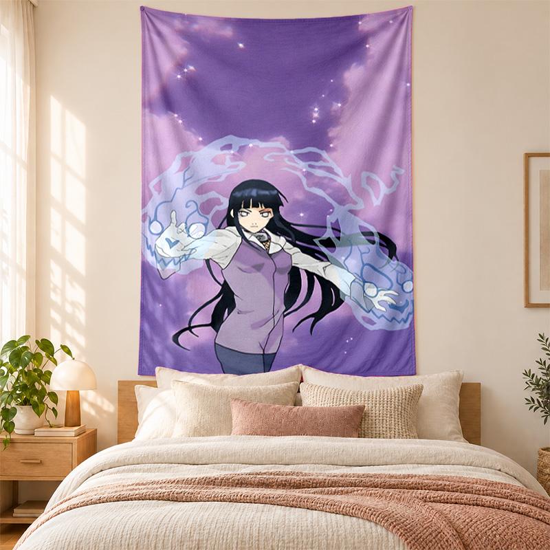 Hyuga Hinata Tapestry highquality for decorating living room bedroom dorm walls ideal as bedroom wallart orholiday gift