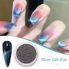 3D Katzenauge Magnetisches Pulver Chrom Glitzer Chameleon Glänzend Gel Nagellack Einreibbares Pigment Staub DIY Nageldekoration Glitzer