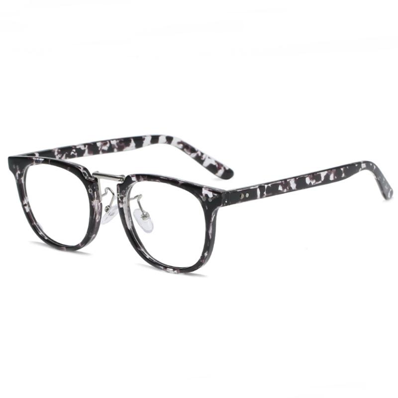 Leopard Frame Square Optical Spectacles With Prescritpion Women Men Student Short-Sight Eyewear Diopter 0 -0.5 -0.75 To -6.0