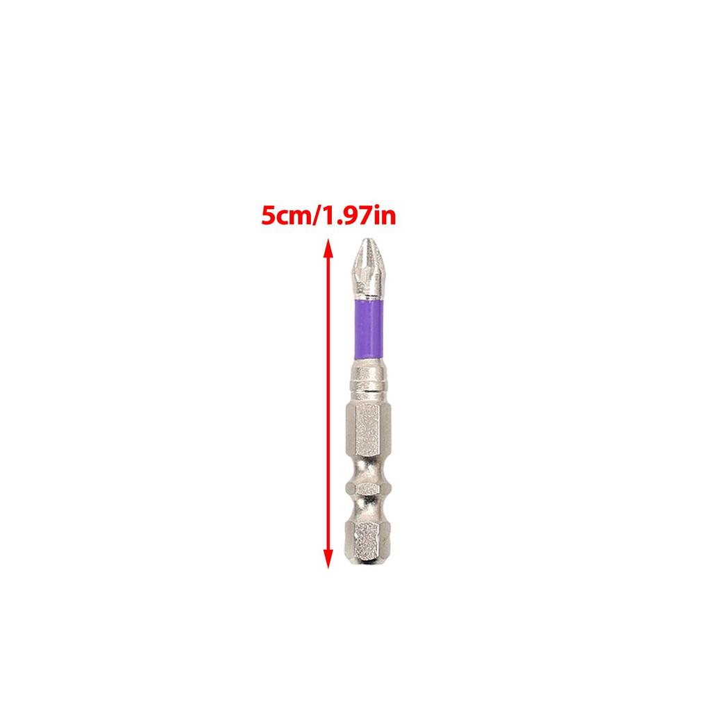 Strong Magnetic Impact Bit Anti-Slip Long Screwdriver Drill Hex Shank Cross Impact Driver Bit Electric Phillips Screwdriver Tips
