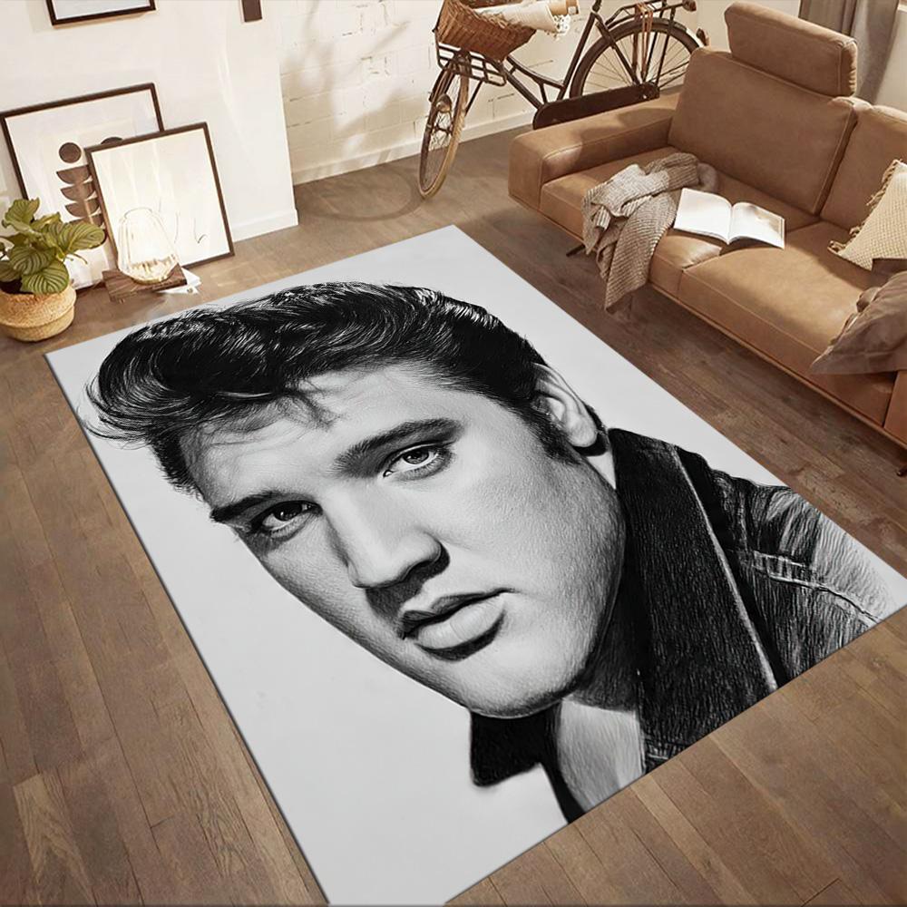 Elvis Carpet Perfect For Bedrooms Study Room Living Rooms Decorate Room Antislip Rug Anime Office Decor Spiritual Gift