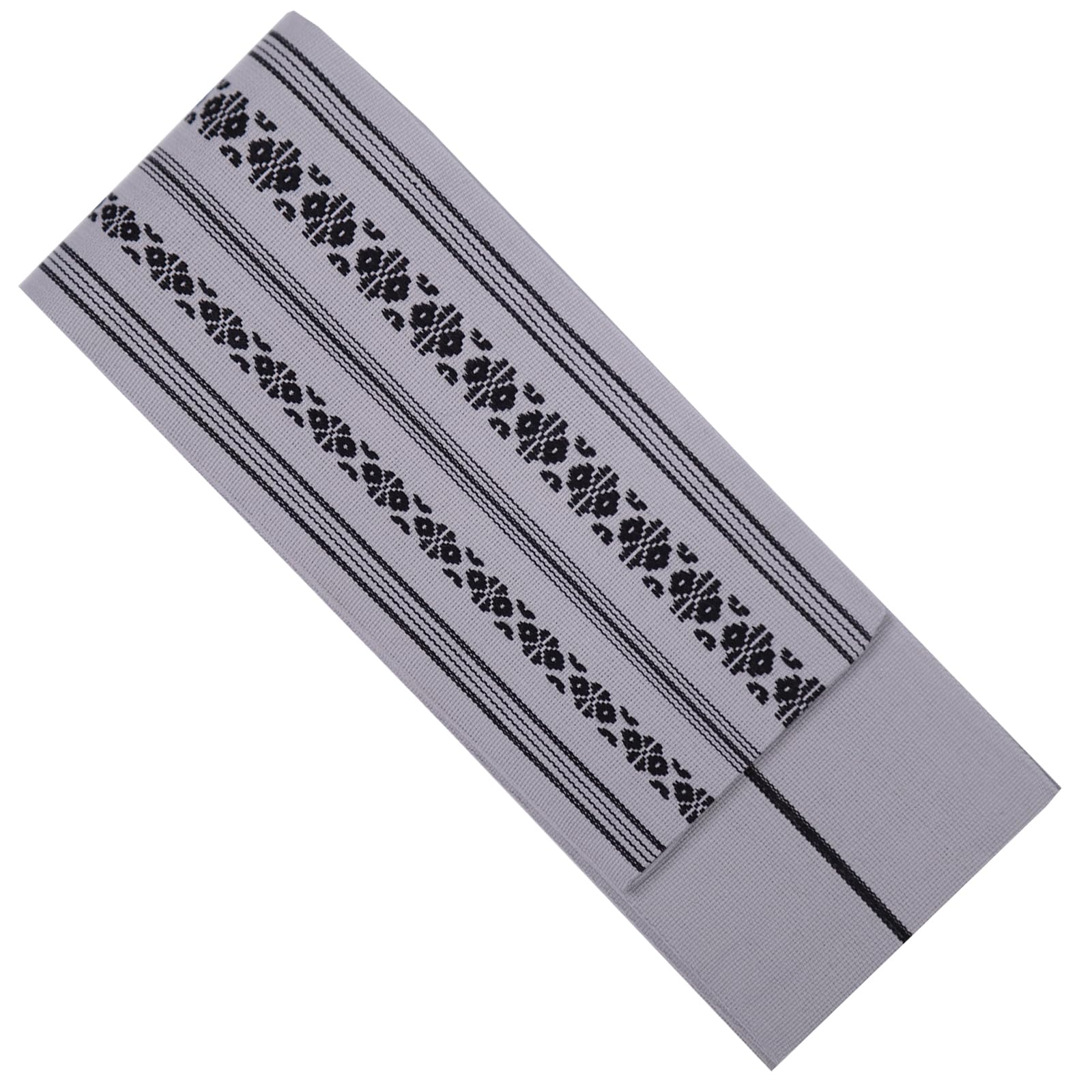

Obi Kenjo for Traditional Japanese Ceremony tying [TOuWA] Men s (Sash), Cotton, Pattern, Men, Gentlemen, Yukata, Kimono, Kyudo, Clothing, серый