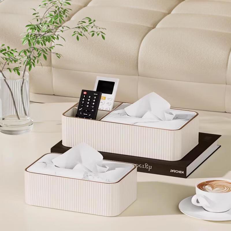 Yuzhuxun Desktop Tissue Box with Remote Holder