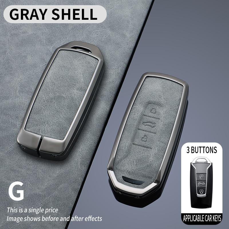 

Новий сплав Автомобільний корпус Брелок Захисний мішок Тримач Для VW Volkswagen Touareg EL 2019 - 2023 Металевий Чохол для ключа Дистанційного керування Аксесуари