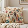 Cute Cartoon Cat Pillow Case Double-Sided Plush Sofa Cushion Covers Organic Breathable Invisible Zipper
