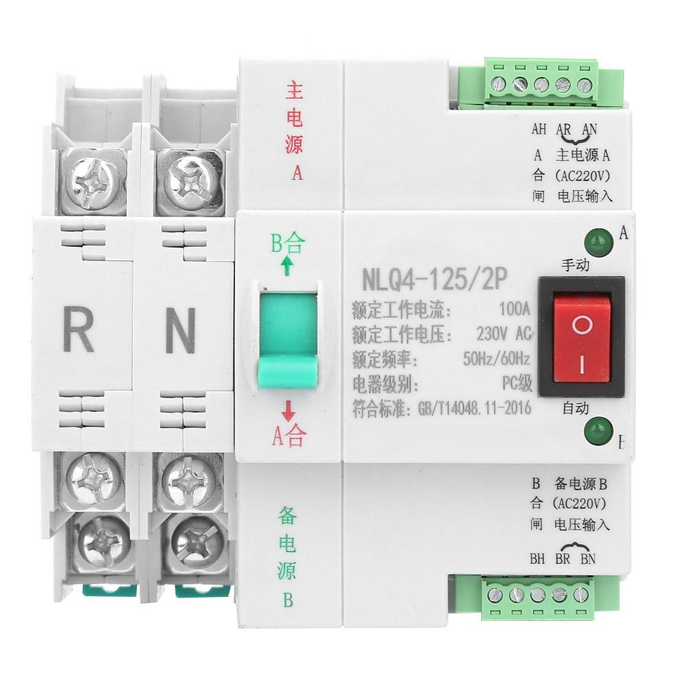

Power Automatic Transformation Switch 2P 100A 230V PC Level 50/60Hz