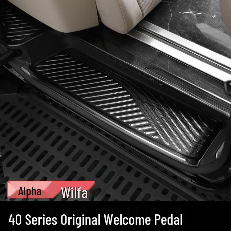 Toyota Alphard Vellfire 40/30 Series Door Sill Strips - Welcome Pedal Accessories Vellfire