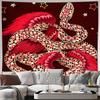 Unframed Boho Tapestry Wall Hanging Aesthetic Room Decor Nature Landscape Mural Forest Tree Pattern Vintage Home Textile Hippie
