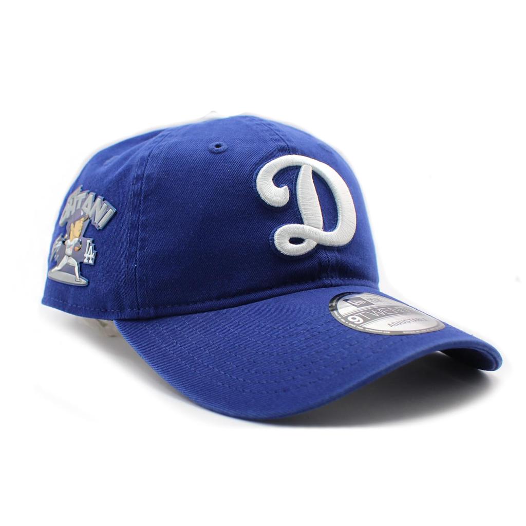 [New Era] Shohei Ohtani Model 9TWENTY Los Angeles Dodgers MLB D LOGO SHOHEI OHTANI PITCHING STRAPBACK CAP ROYAL BLUE LOS ANGELES DODGERS Hat 920
