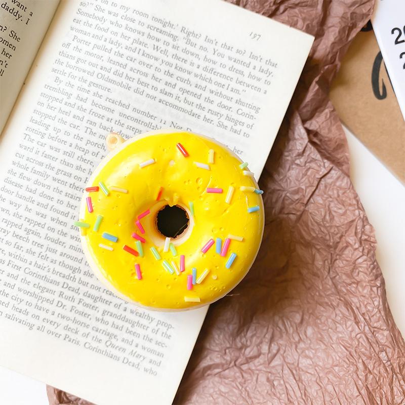 Mobile Phone Airbag Bracket Simulation Three-Dimensional Donut Back Paste Simple Niche Desktop Support Frame Paste Type Retractable