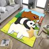 Nightly Friends bears Adventure Office Rug Chair Mat, Game Carpet, Suitable for Front Door, Bedroom, Living Room, Desk, Holiday Gift