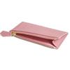 Women's Japanese Korean Style Multi-Card Cowhide ID Holder with Zipper Coin Purse