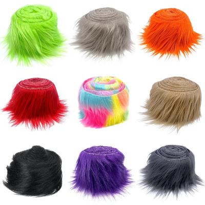 Fellband-Bänder DIY Bekleidung Nähen Flauschige Borte Besatz Stoff Nähen Kostüm Streifen Plüschfell Zubehör Heimdekoration