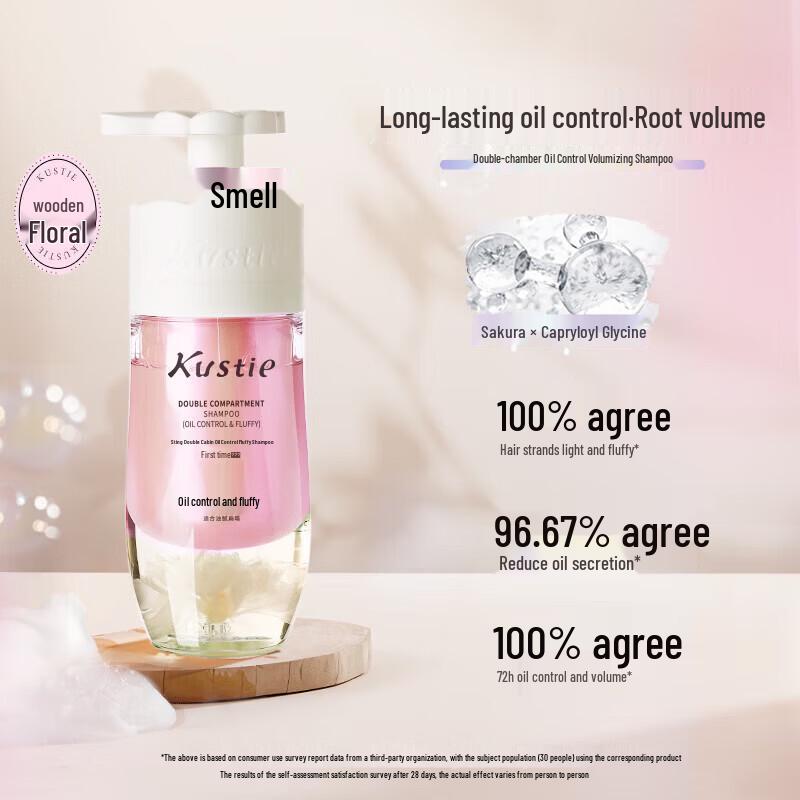 

Kustie Dual Chamber Cherry Blossom Shampoo