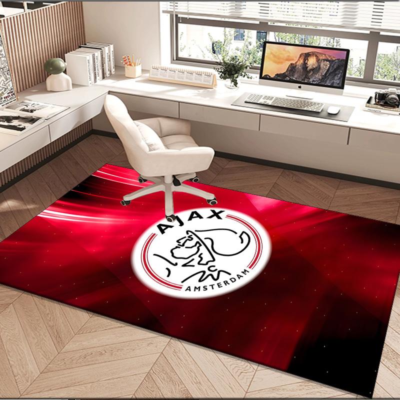 1PC rug Ajax Amsterdam Crest Carpet, Chair Rug,Area Rug for Office Bedroom living rooms bedroom, Doormat decor Christmas fan gifts