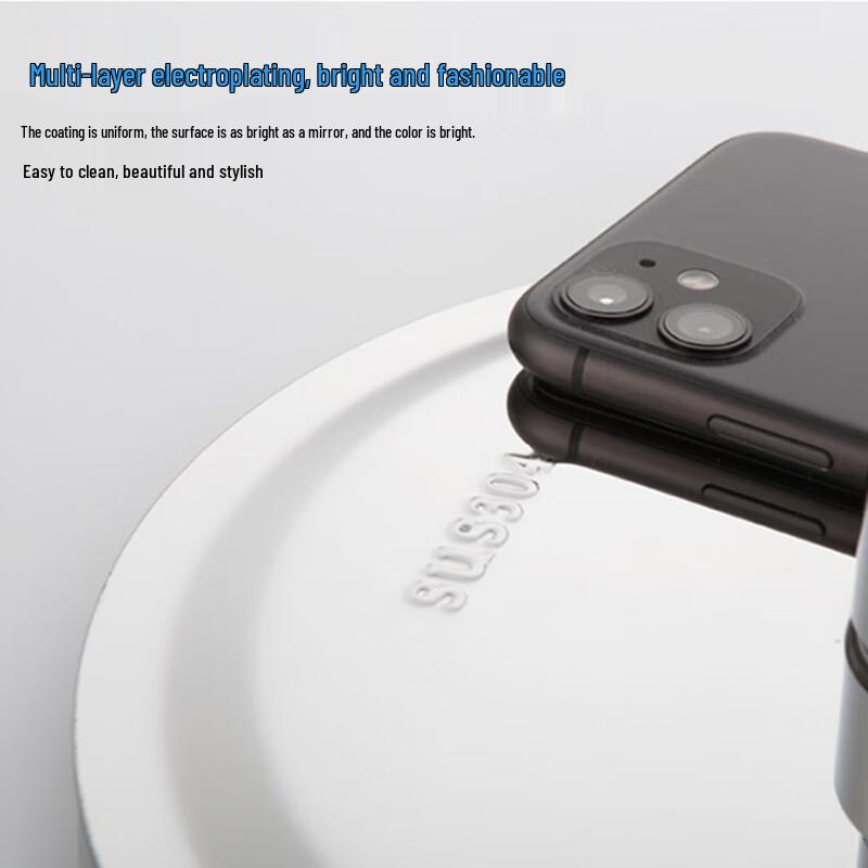 Anica Enjoy Stainless Steel Pressurized Rain Shower Head