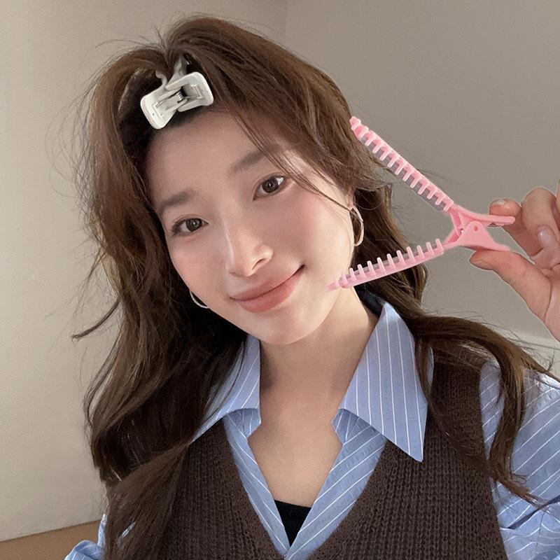 Simple Fluffy Hairpin Curling Roots High Natural Fluffy Hair Clip Women Curling Fixed Shape Clips Volume Hair Roller