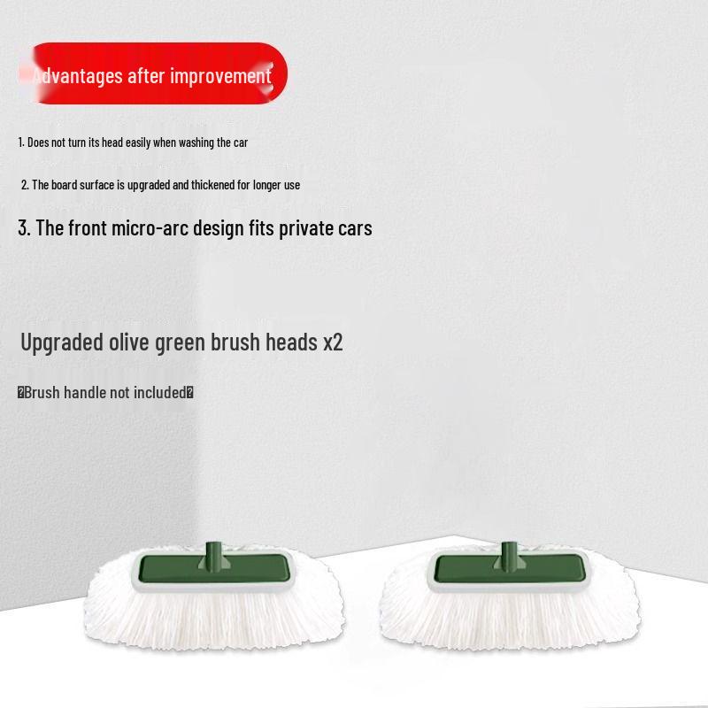 Car Wash Mop: Thick Brush, Soft Bristles, No Paint Damage