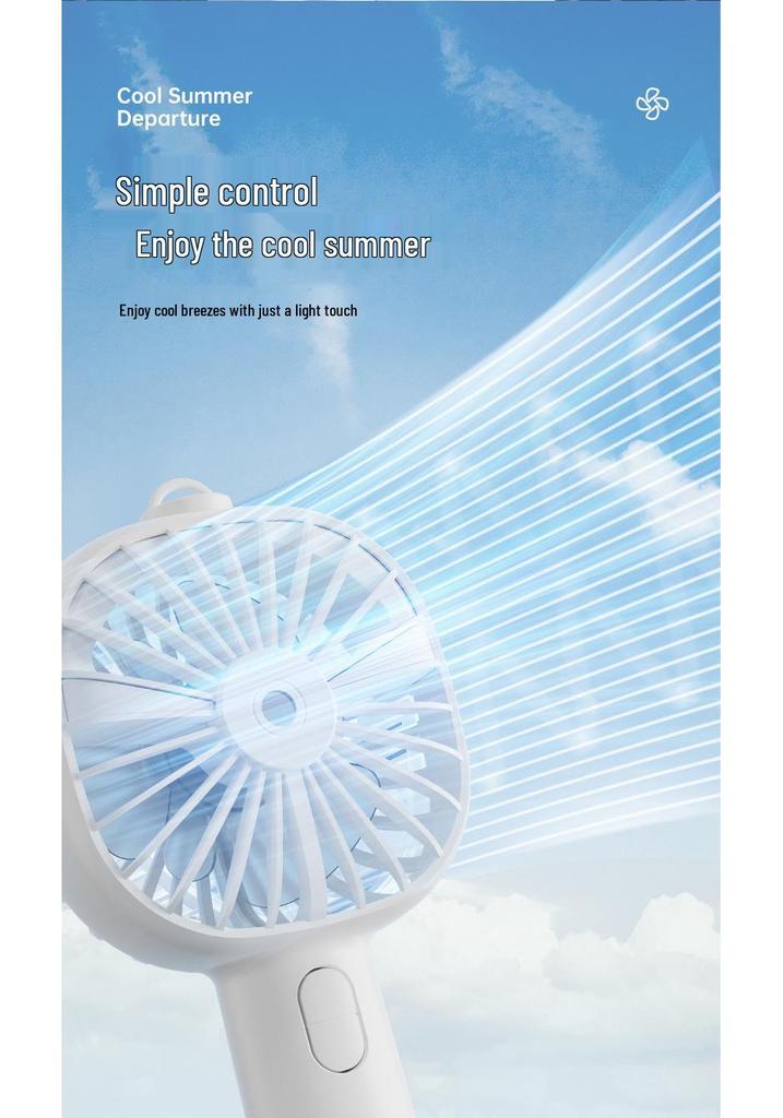 Portable Mini USB Spray Fan - Compact Electric Fan for Home & Office Use