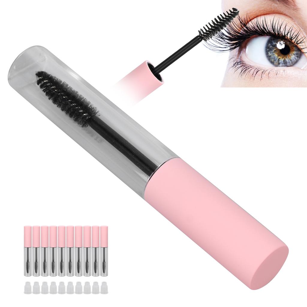 10pcs 10ml Empty Mascara Tube Reusable Portable Mascara Bottle for Eyelash Growth Oil