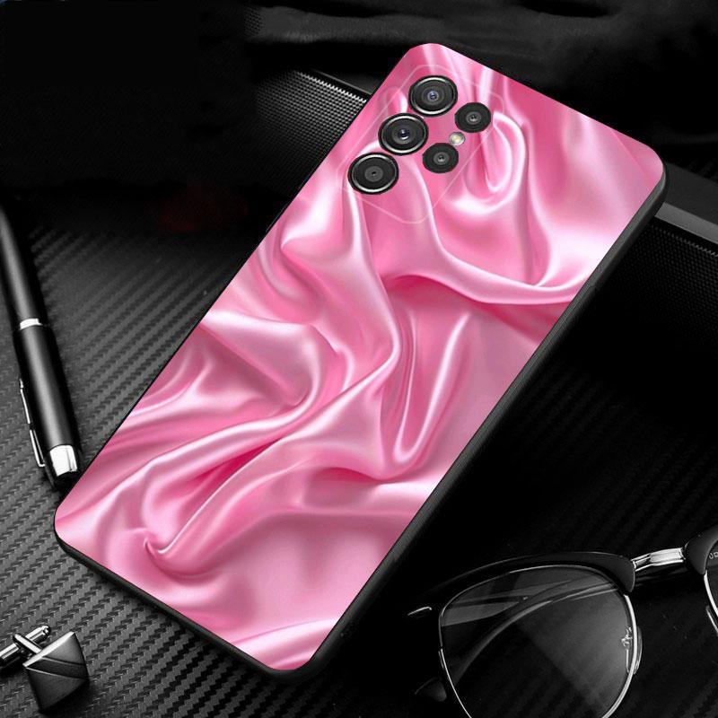 Phone Case For Samsung Galaxy S25 S24 S23 S22 S21 Ultra S24 S23 S22 S21 S25 Plus S24 S25 FE Pink Aesthtic
