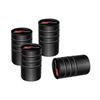 4Pcs Metal Bolt-in Wheel Tire Valve Caps Car Emblem Dust Acces For Ford ST Line Focus Mustang Fiesta Puma Ranger Kuga MK7 MAX knsh65