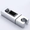 Square Pipe Bathroom Slide Bar Shelf Rotatable Sprayer Fixed Base  Hardware Bath Accessories