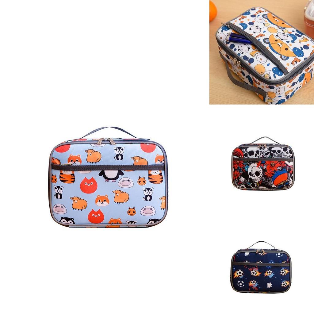 Lunchtasche mit Cartoon-Motiv für Kinder aus Oxford-Gewebe und atmungsaktivem Material für die Schule