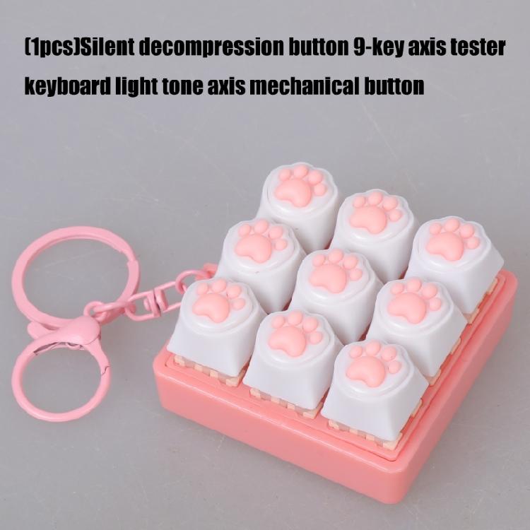 Keyboards Key Toy For Adults Anti Stress Finger Game Decompression Sensory Keychain Boys Girls Relaxing Play