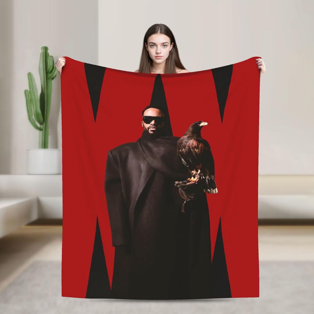 Fally ipupa Blanket Super Warm Aesthetic Plush Throw Blanket For Living Room Decorative Flannel Bedspread Bed Cover