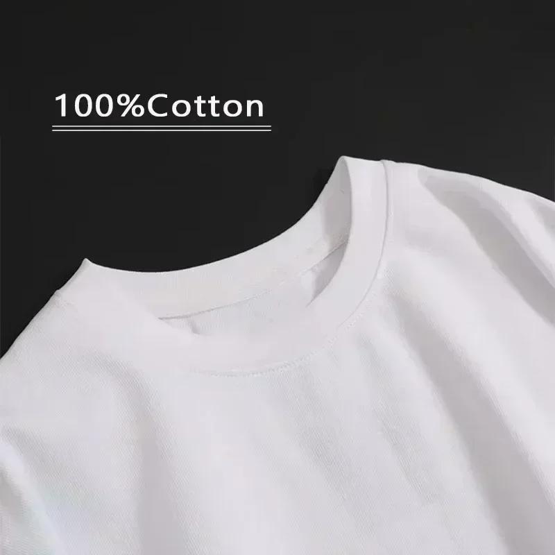 New Short Sleeved Pure Cotton Tshirt Trendy Brand Classic Letter Print Base Loose and Versatile Simple Men's and Women's T-shirt